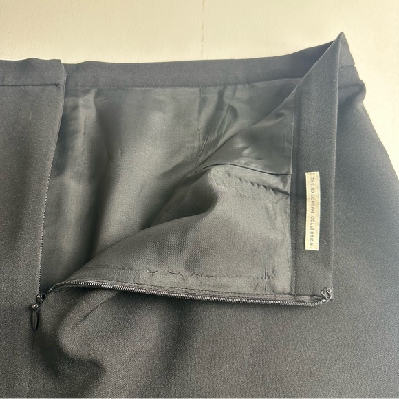 Ann Klein women’s size 12 the executive collection skirt with back zip , black - Picture 4 of 10